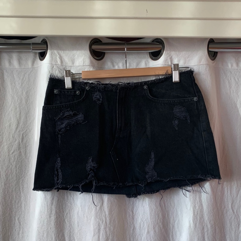 Carmar Black Mini Skirt